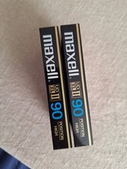 🌟VTG MAXELL UD XL II 90 Japan Type 2 Blank Cassette Tape Sealed~Lot of 2
