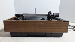 DUAL 1229 Turntable Ch21 Folding Dust Cover Walnut Auto Stop Start Shure M91ED