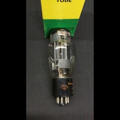 NOS AMPEREX 6AS7G (6080) Power Amplifier VACUUM TUBE Tested S.9753