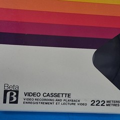 Lot of 2 Sony Dynamicron L-750 Betamax Video Cassette Tapes Beta – New & Sealed