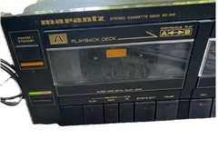 Marantz SD255 Dual Cassette Deck Dolby NR Tested Working Vintage Black Japan