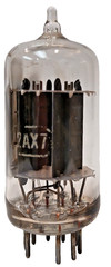 EXACT MATCHED GAIN (98.0, 98.0) TUNG-SOL? JAPAN 12AX7 TUBE CLEAR TOP SIDE GETTER