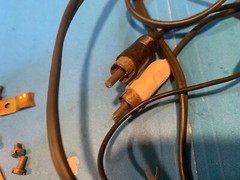Dual 1246 Vintage Stereo Turntable Parting Out – RCA Ground Wire Assembly