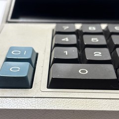 Vintage 1970s Canon Canola L100A Desktop Calculator, Great Working Condition!