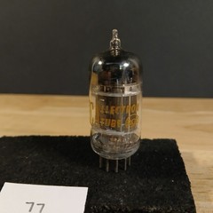 1950’s RCA Black Plate 5814A Audio Tube Tested at 77/81 min 55
