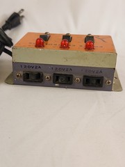 Vintage Lafayette Power Control Box Pair 99-80079 3-Switch 120V 2A Korea Made