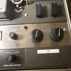 Vintage Ampex AG-600B 1/4 Mono Tape Recorder – Portable in Case