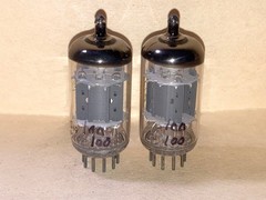 Radiotechnique RTC ECC82 12AU7 Tubes, Platinum Matched Pair, NOS, Tested