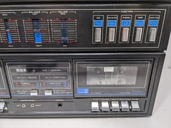 Realistic System 200 Model 13-1229 Dual Cassette Deck AM FM – Everything Works
