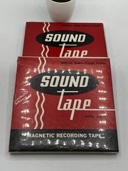Vintage Reel to Reel Recording Tape Lot 2 Sound Tape 1200ft 1 Sealed 1 Open