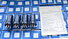 12pcs 6J8 6Zh8 = 6SJ7 HF Pentode Tube NEVZ Soviet MATCHED DATE 6/1985 NEW in BOX
