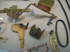 Vtg Dual 1249 Turntable Original Big Internal Parts Lot