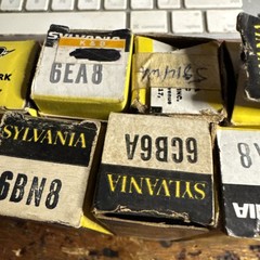 Sylvania Used Unknown Vintage Vacuum Tubes Radio AMP Tubes (Not sure Read)