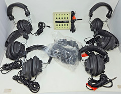 Califone 1210AV-PS 8-Position Jackbox 9 Headphones Califone 3068AV Demco P139