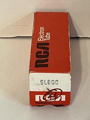 RCA 6L6GC Black Plate Vacuum Tube NOS New Old Stock