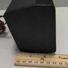 RCA FRONT SPEAKER TESTED WITH A MULTIMETER AND READING 4.5 OHMS SEE PHOTOS