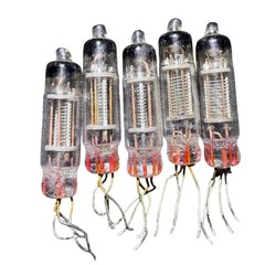 5 pcs used indicators IV-15 / DM160 / 6977 tiny VFD tube Soviet Magic Green Glow