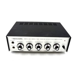 Vtg Realistic MPA-20 Solid State P.A. Amplifier 120V / 12V Mic Preamp Portable