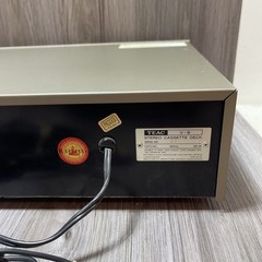 Teac V-9 Stereo Cassette Deck POWER TESTED (For Parts Or Repair)