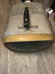 Vintage RCA Victor Deluxe Portable Tube TV Mid Century Modern 1950s Untested