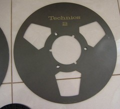 Serviced Technics RP-10A 10″ Metal Empty Take-up Reel Aluminum Mint Japan