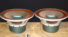Pair Allied 615HC 15″ 8 Ohm 50 Watts 3-Way High Fidelity Speakers /Electro-Voice