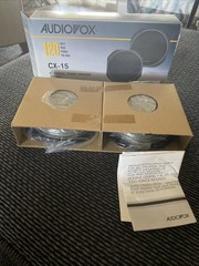 AUDIOVOX Car Stereo Cassette PLAYER Car Stereo Model CIT-CXM &NOS CX15 Speakers
