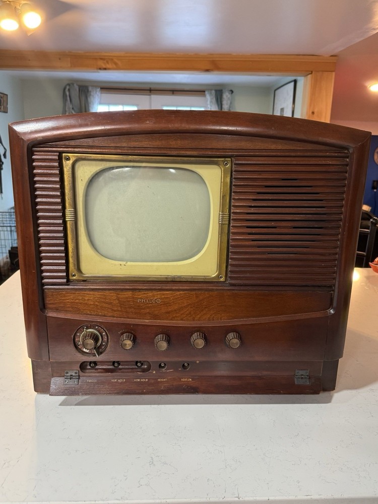 Vintage Philco 48-1001 Tube Television 1948 TV Antique CRT Restoration Project