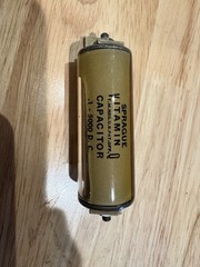 Sprague vitamin Q DC Capacitor .1 – 5000 D.C.