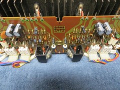 PIONEER SX1050 STEREO RECEIVER FULL DRIVER BOARD/OUTPUTS & HEAT SINK AWH-047