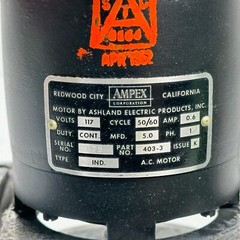 (New Old Stock) Ampex Reel to Reel Tape Machine Capstan Motor Assembly 403-3