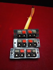 Sansui 9090DB Speaker Terminal Binding posts OEM Receiver Connector Set Of All 3