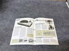 ⭐️ Original Technics SL-1401 Stereo Turntable Dealer Sales Brochure ⭐️