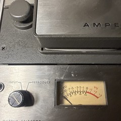 Vintage Ampex AG-600B 1/4 Mono Tape Recorder – Portable in Case