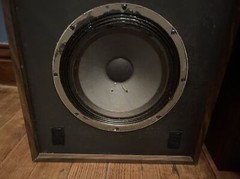 Pair Of MA Micro Acoustic Speakers Serial #10375 Microstatic Floor Wood VTG