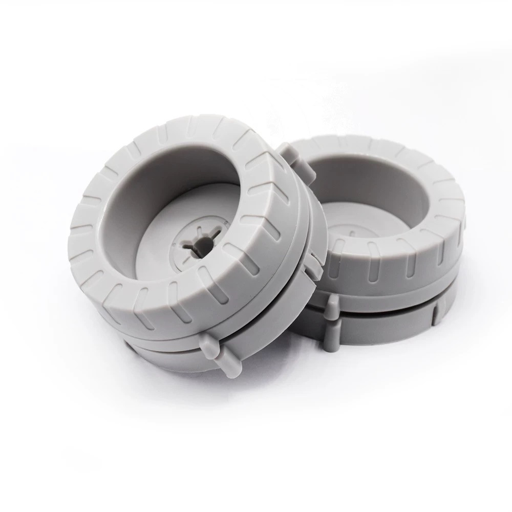 (2-Pack) Gray Nab Hub Adapter for Open Reel Tape Machines, Compatible with Stude