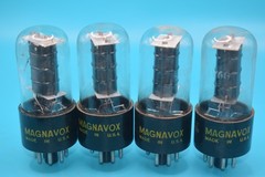 Amplitrex Matched Quad – Magnavox 6V6GT Vintage Audio Output Tubes – Superb