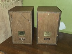 2 VTG ORIGINAL CALRAD VOLUMETRIC 2 WAY SPEAKER SYSTEM MADE IN JAPAN