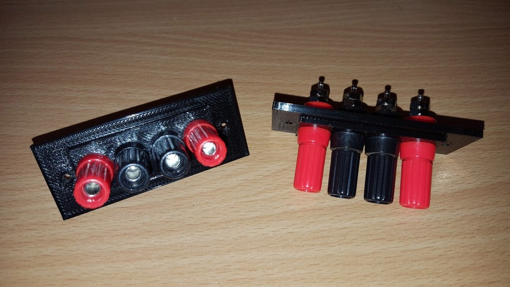 New Marantz 2325 Speaker Terminal Conversion Plates (Banana Plugs)