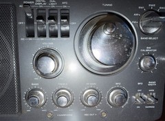 GE 7-2990A Superadio AM FM SW Radio Receiver Recorder Digital Counter WORKS