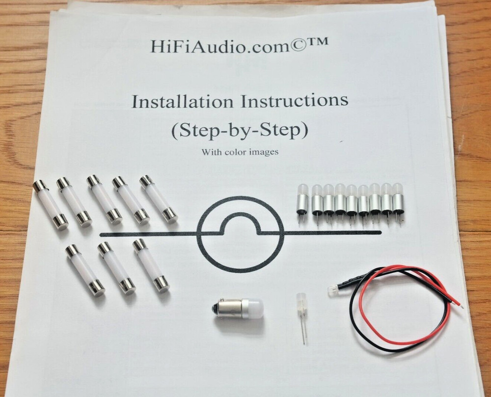 Marantz 4230 TITANIUM upgrade bulbs lights LED lamps FULL Set kit w INSTRUCTIONS
