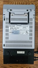 Vintage 1984 SHARP Analog Portable 5″ Color TV/Monitor Model 5H12 Made in Japan