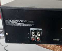SONY TC-WR 465 Double Cassette Deck Auro Reverse Tested Works Made in Malaysia