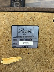 BOZAK B-201 Sonora Floor SPEAKER 8 ohms Norwalk, Conn USA, RARE AND HARD TO FIND