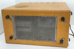 Vintage 1948 Tele-Tone TV-208 Portable Tube TV Porthole 7” Television Wood READ