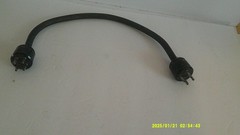 Vintage Male to Male Cable Mount Amphenol Plug 4-pin, Leslie Hammond 18″