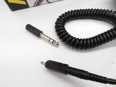 Vintage HD-3030 Stereo Mono Headphones Black Padded Volume Control, Tested!!
