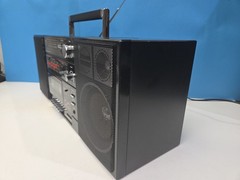 Vintage Sanyo C 32 SM/FM STEREO CASSETTE EQUALIZER BOOMBOX Excellent Tested 100%