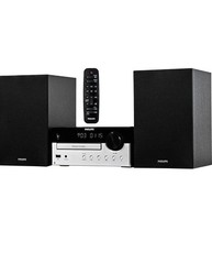 PHILIPS FM Radio CD Home Stereo System with Wireless Bluetooth 60W MP3 USB Audio