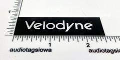 Velodyne Custom Made Badge Logo Emblem Silver Aluminum